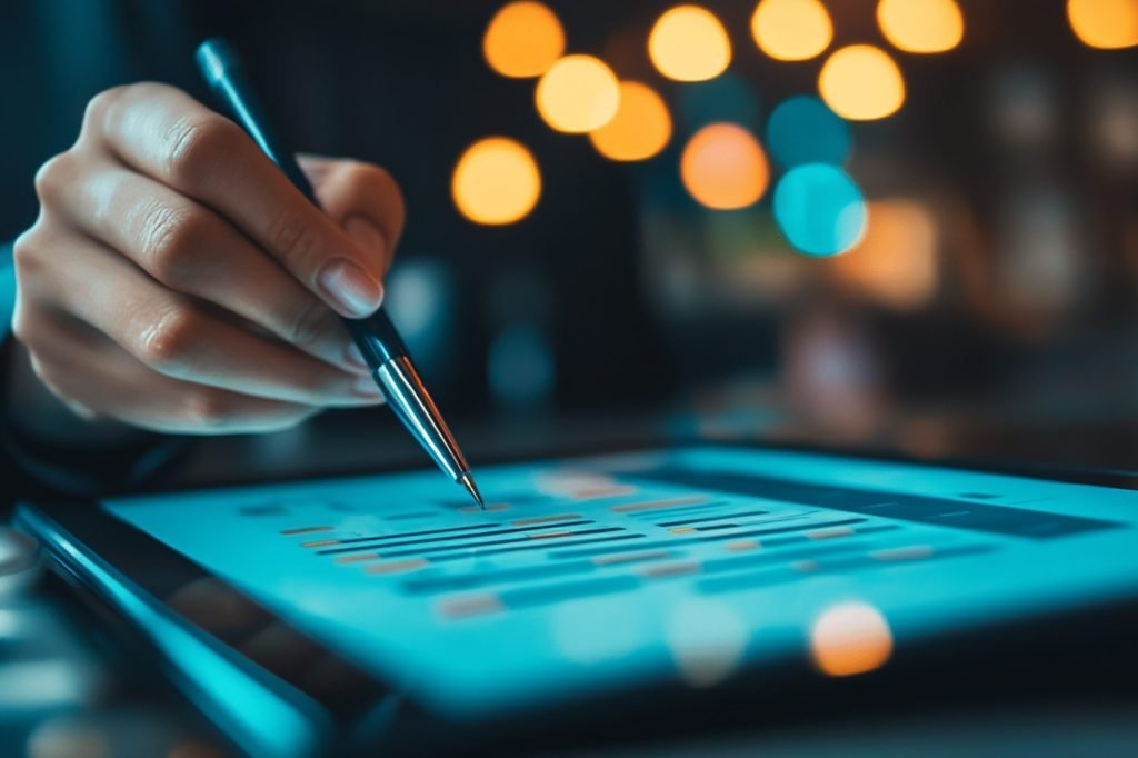 checklist-business-performance-monitoring-concept-business-using-tablet-online-survey-filling-out-c